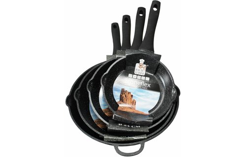 Braadpan "Stoneflex"  Marmer Anti-Kleeflaag