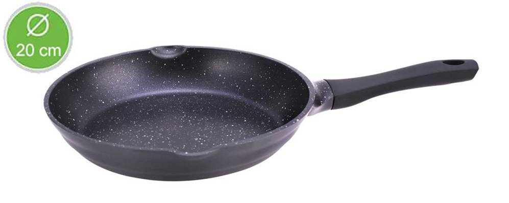 Braadpan "Stoneflex"  Marmer Anti-Kleeflaag Braadpan "Stoneflex"  Marmer Anti-Kleeflaag