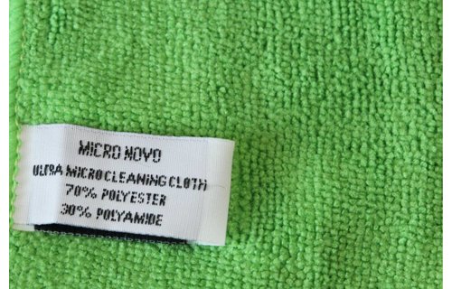 Microvezeldoeken  3 st.  40x40cm  "Ultra  cleaning cloth NOVO"   Groen