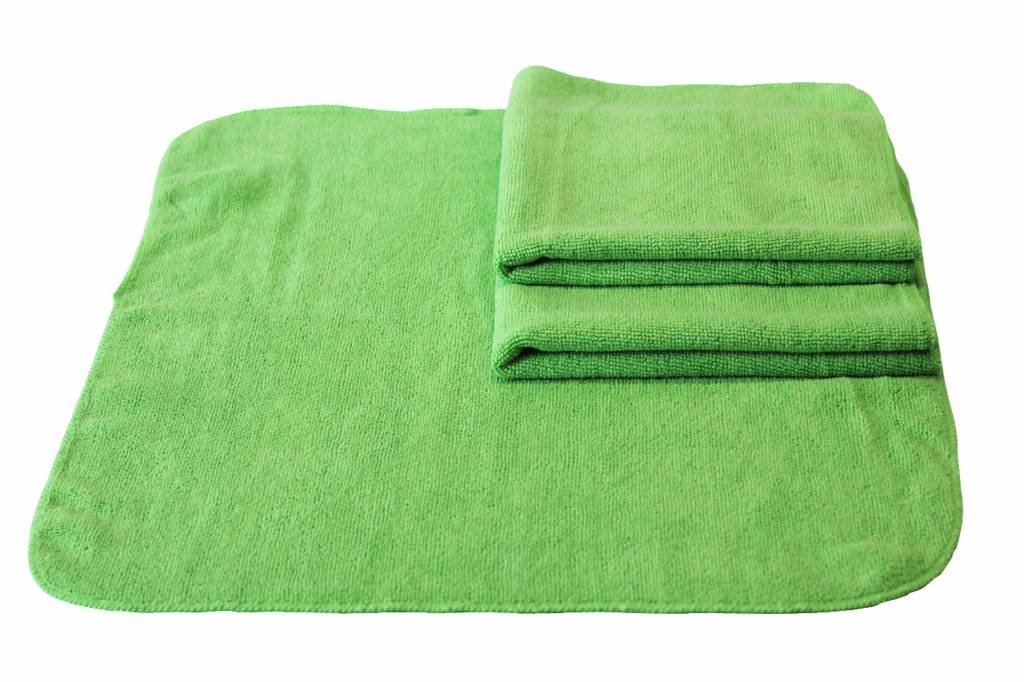 Microvezeldoeken  3 st.  40x40cm  "Ultra  cleaning cloth NOVO"   Groen Microvezeldoeken  3 st.  40x40cm  "Ultra  cleaning cloth NOVO"   Groen