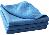 Microvezeldoeken  3 st.  40x40cm  "Ultra  cleaning cloth NOVO"   Blauw