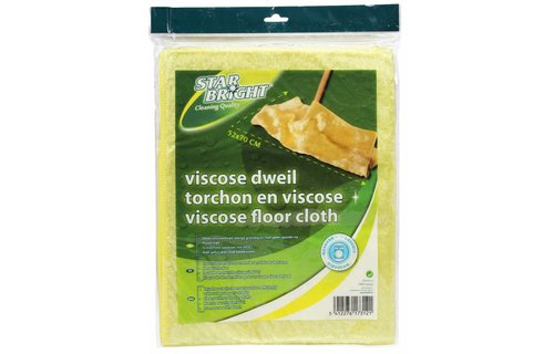Viscose dweil met  microvezel haartjes  52 x 70 cm.
