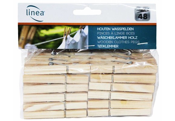 Houten Wasspelden 48 st.  "Linea"