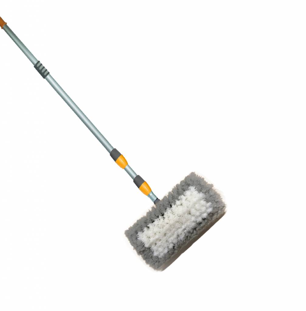 Camionborstel Professioneel 25 cm. Grijs/Wit. met hoek 30° Camionborstel Professioneel 25 cm. Grijs/Wit. met hoek 30°