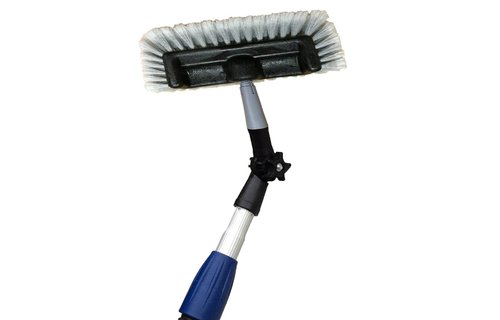 Camionborstel Professioneel 25 cm. Rondom borstel Grijs/Wit. met hoek 30° Camionborstel Professioneel 25 cm. Rondom borstel Grijs/Wit. met hoek 30°