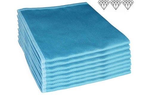 Microvezeldoeken "Diamant" 40x40 cm.  8-delig