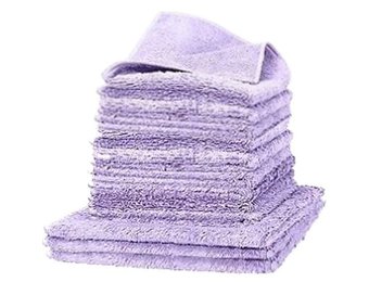 Microvezeldoeken "Duplex"  Lila   12-delig