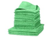 Microvezeldoeken "Duplex"  Groen   12-delig