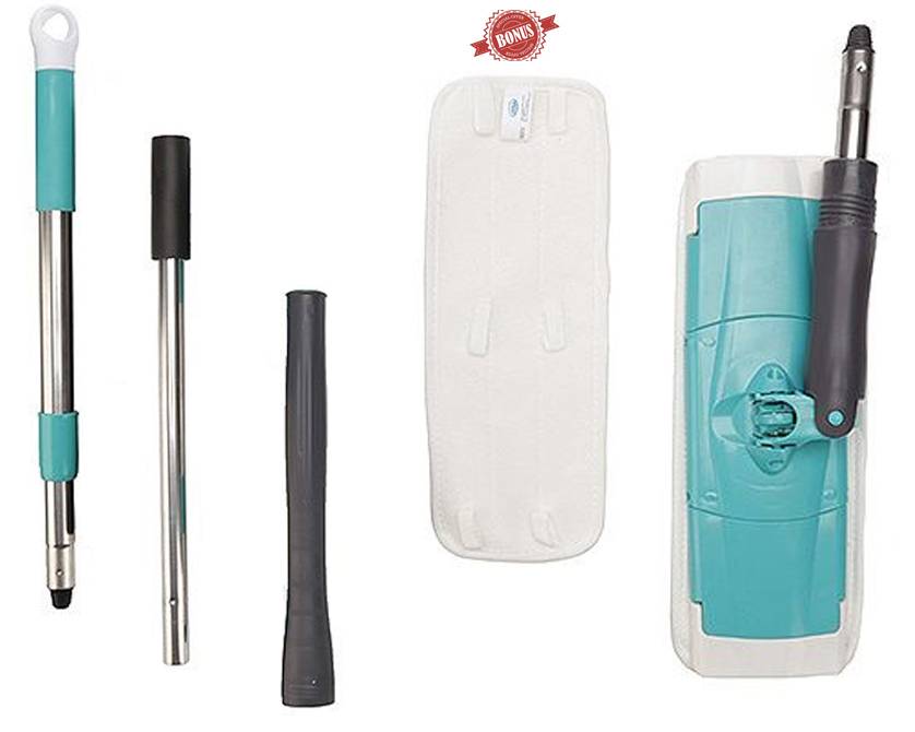 Wring & Go Mop + extra microvezeldoek Wring & Go Mop + extra microvezeldoek