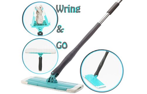 Wring & Go Mop + extra microvezeldoek