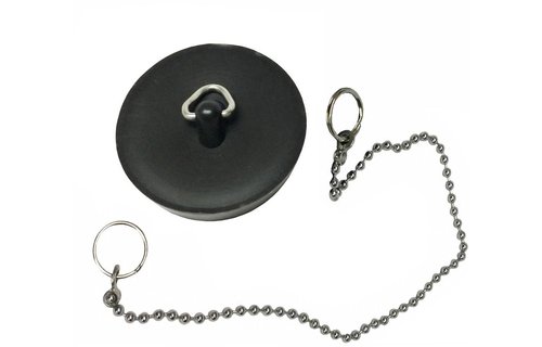 Kunststof Afvoerstop  Ø 38,5   +  Kogelketting 30 cm Kunststof Afvoerstop  Ø 38,5   +  Kogelketting 30 cm