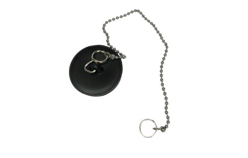 Kunststof Afvoerstop  Ø 38,5   +  Kogelketting 30 cm Kunststof Afvoerstop  Ø 38,5   +  Kogelketting 30 cm