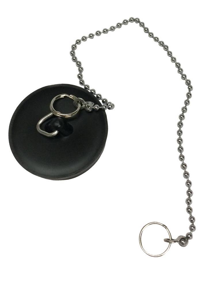 Kunststof Afvoerstop  Ø 38,5   +  Kogelketting 30 cm Kunststof Afvoerstop  Ø 38,5   +  Kogelketting 30 cm