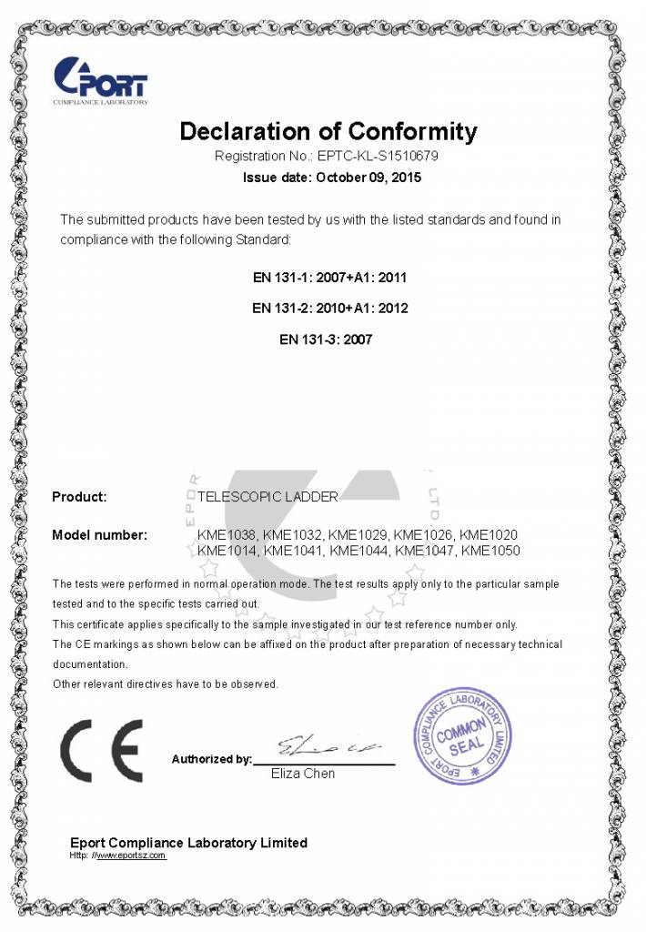 Telescoopladder  4,40 Meter