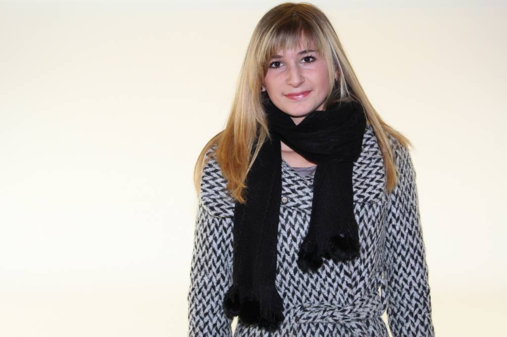 Sjaal zacht Pompon's