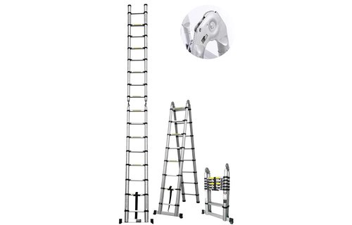 Telescoopladder  Dubbel  5,00  Meter