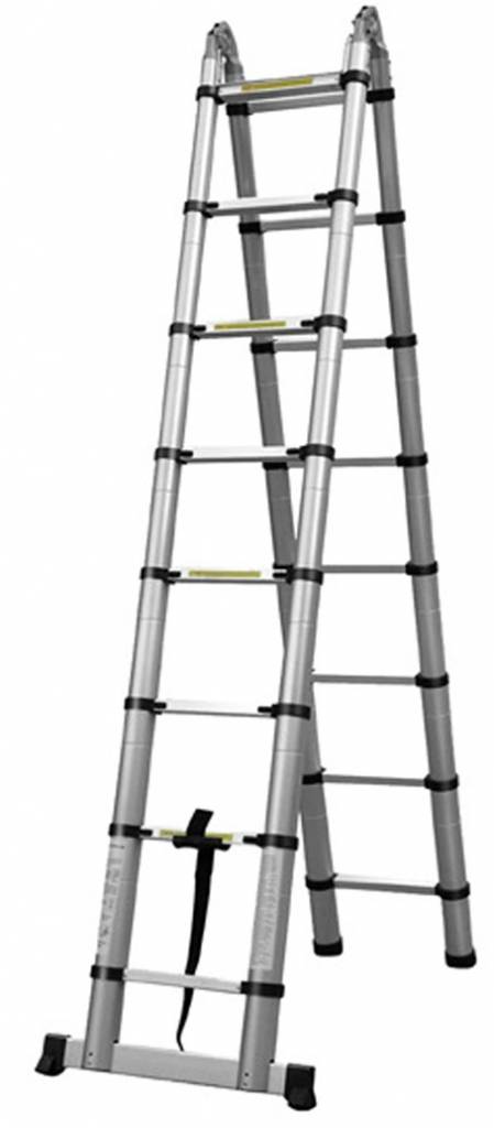 Telescoopladder  Dubbel  5,00  Meter