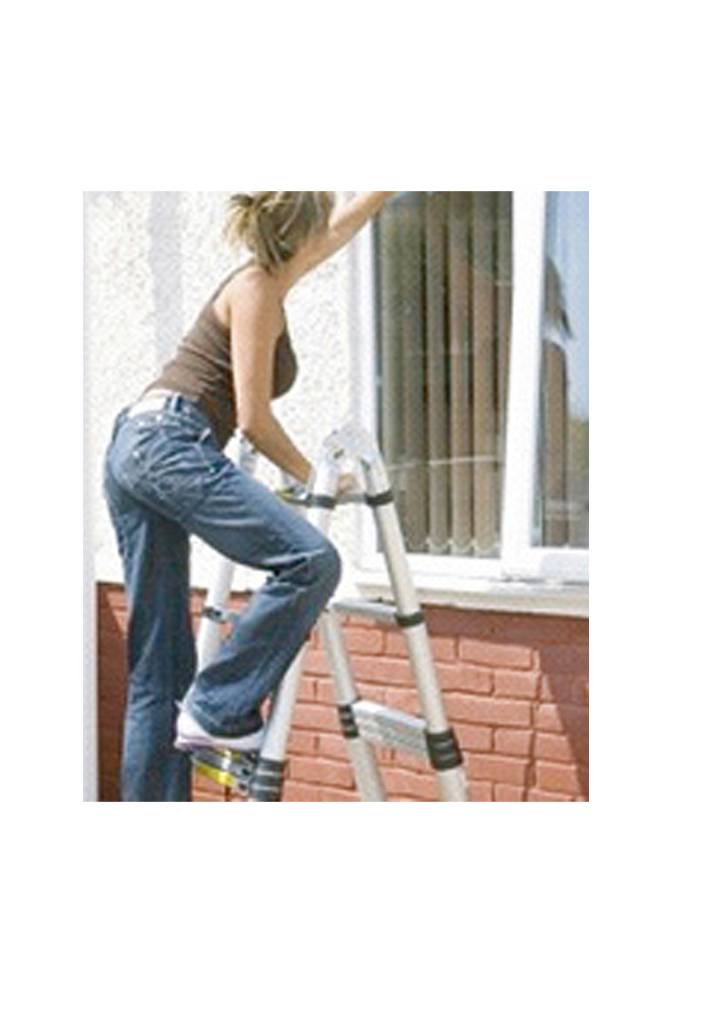 Telescoopladder  Dubbel  5,00  Meter