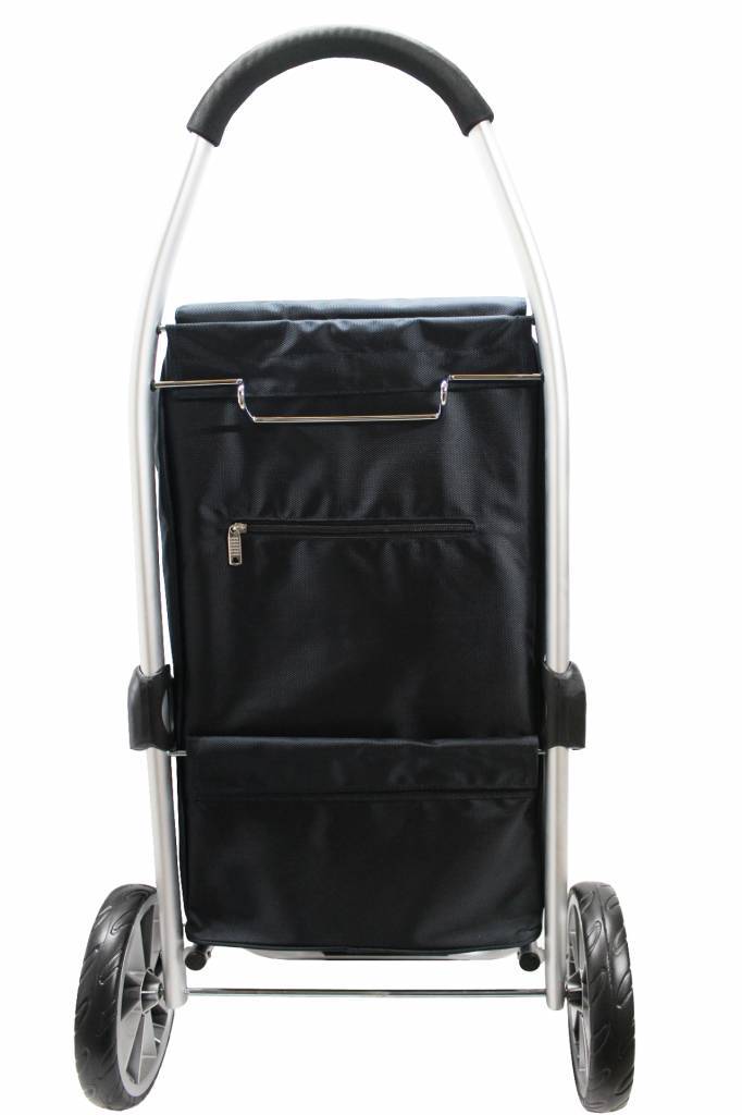Boodschappentrolley Black  48 L. Inklapbaar Aluminium Boodschappentrolley Black  48 L. Inklapbaar Aluminium