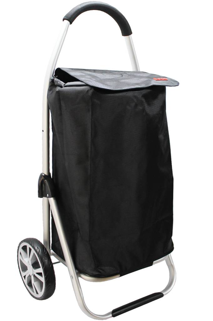 Boodschappentrolley Black  48 L. Inklapbaar Aluminium Boodschappentrolley Black  48 L. Inklapbaar Aluminium