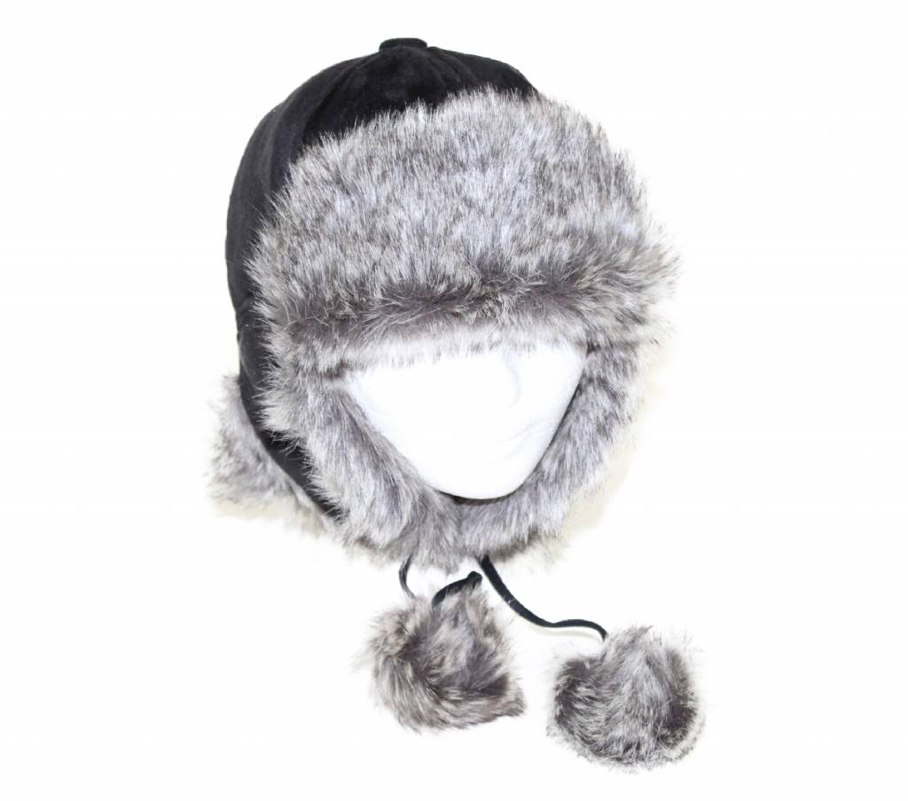 Muts Pels met oorflappen Pompons Muts Pels met oorflappen Pompons