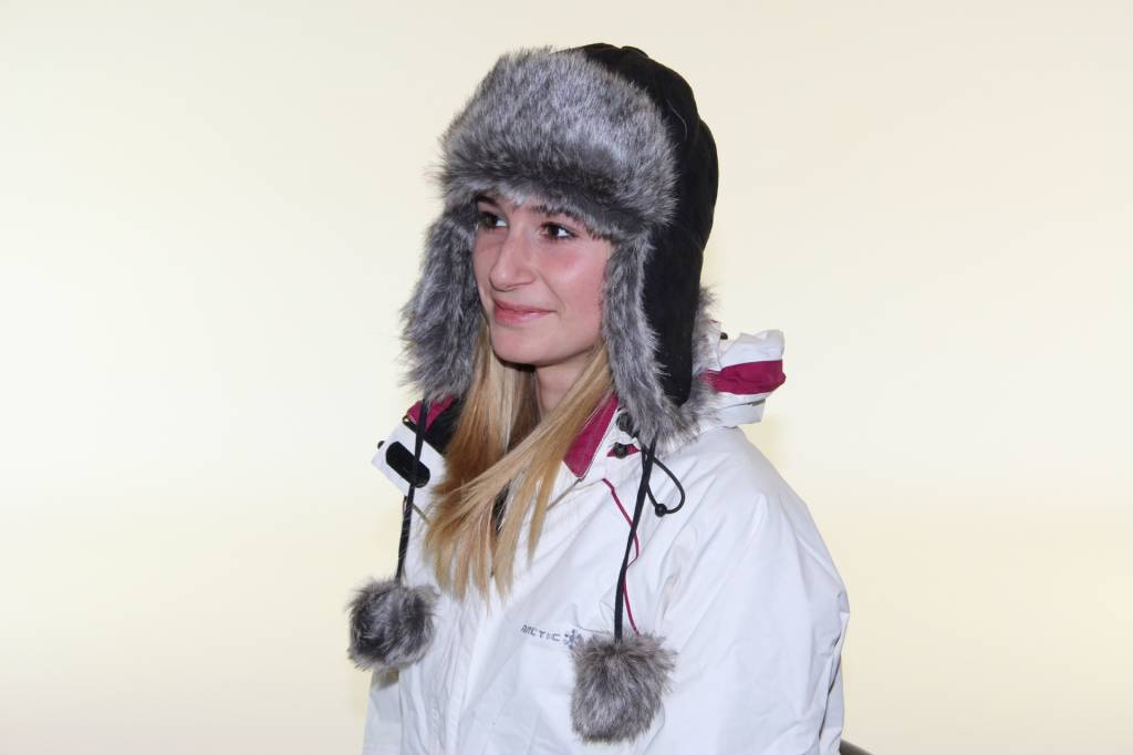 Muts Pels met oorflappen Pompons Muts Pels met oorflappen Pompons