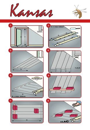 Horgordijn  Kansas  Zwart  100x220 cm. Horgordijn  Kansas  Zwart  100x220 cm.