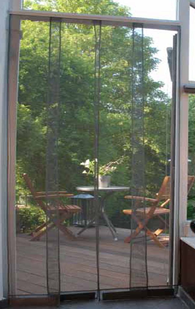 Horgordijn  Kansas Grijs  100x220 cm.