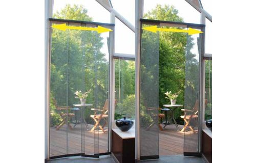 Horgordijn California 100x220 cm. Grijs