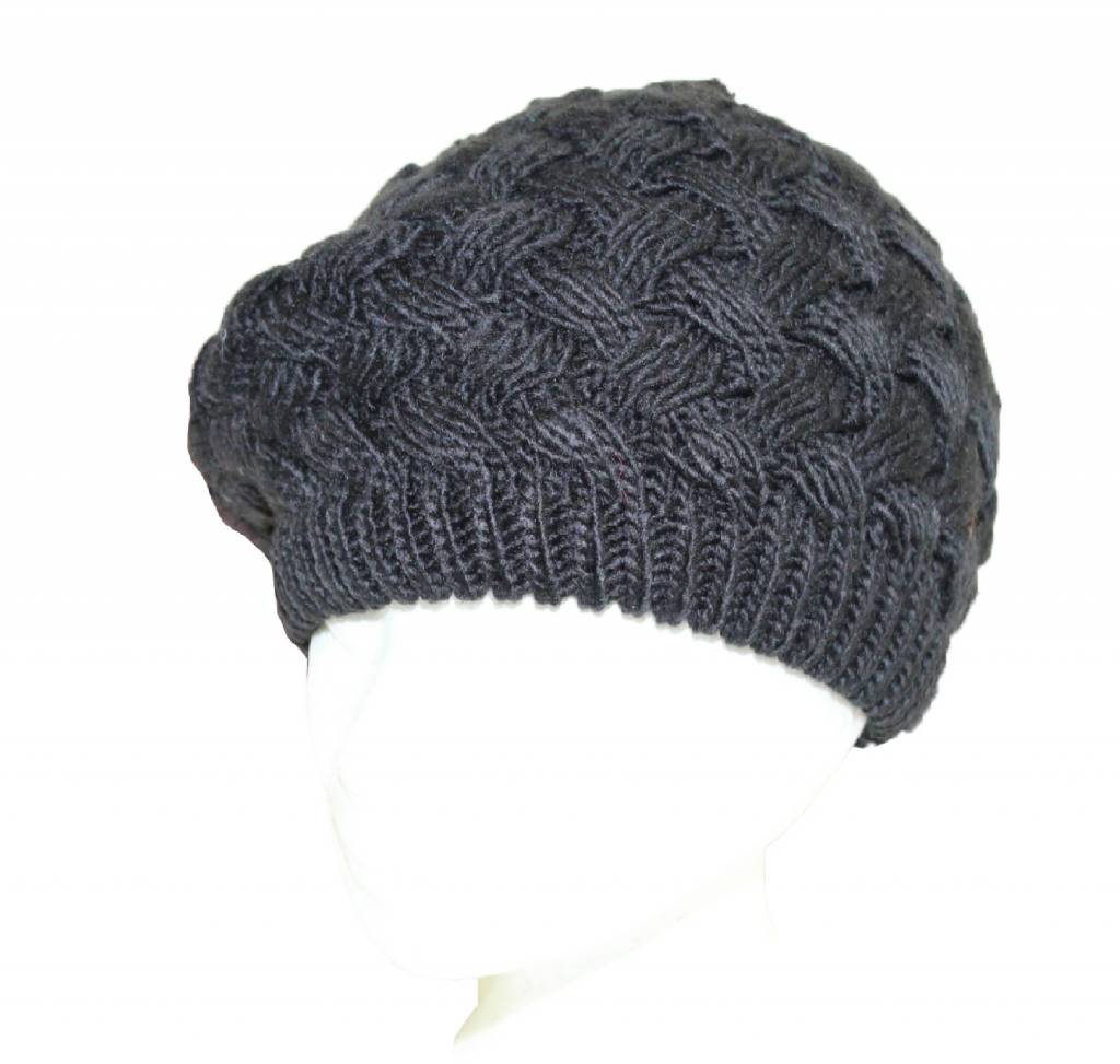 Baret Dames gebreid in verschillende Kleuren