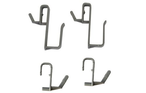 Set van 4 haken voor emmer rechthoekig Set van 4 haken voor emmer rechthoekig