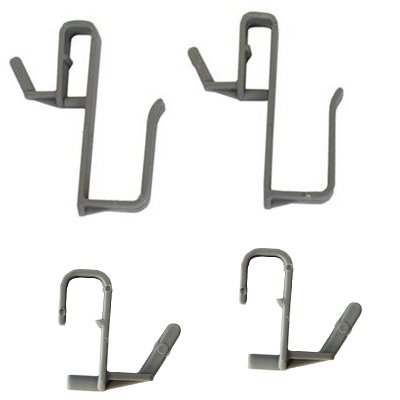 Set van 4 haken voor emmer rechthoekig Set van 4 haken voor emmer rechthoekig