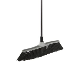 Smalle zachte binnen bezem met telescoopsteel