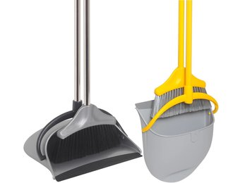 Vuilblik set met steel opklapbaar