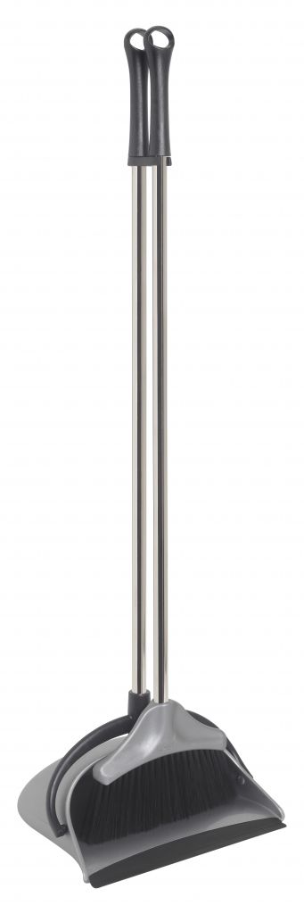 Vuilblik set met steel opklapbaar Vuilblik set met steel opklapbaar