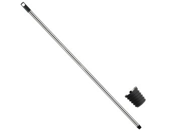 Borstelsteel  Chrome  130 cm.  Ø 21 mm.  It/dr