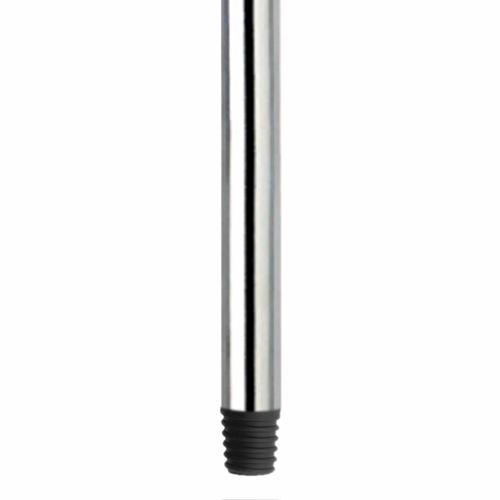 Borstelsteel  Chrome  130 cm.  Ø 21 mm.  It/dr Borstelsteel  Chrome  130 cm.  Ø 21 mm.  It/dr
