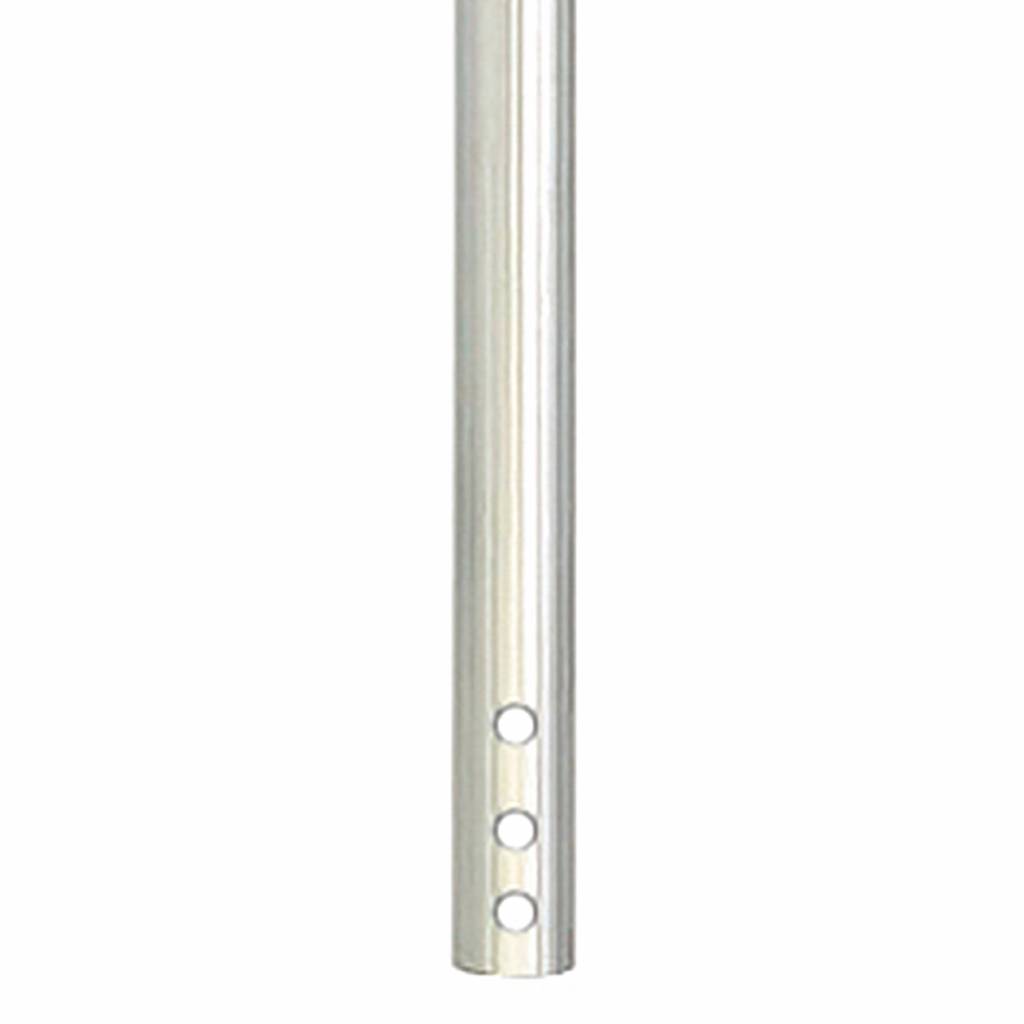 Borstelsteel Aluminium  140 cm.   Ø 23 mm.