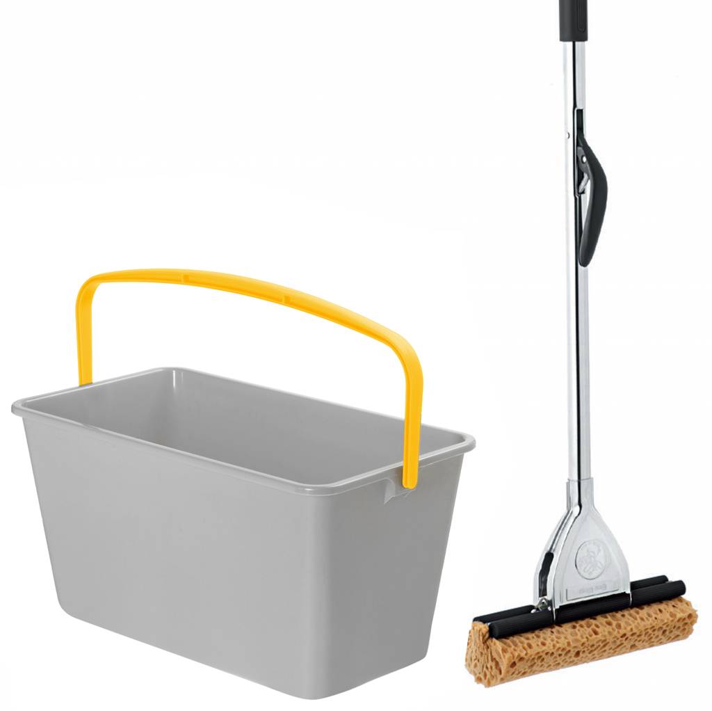 Emmer rechthoekig 15 L.   Grijs Emmer rechthoekig 15 L.   Grijs