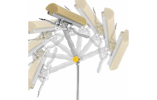 Raamapparaat met spons en raamwisser