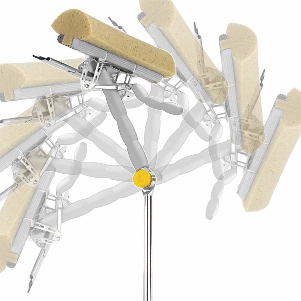 Raamapparaat met spons en raamwisser