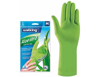 Latex handschoenen "Aloë Vera" met fleece gevoerd
