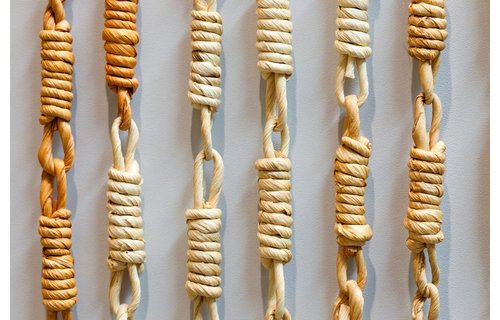 Vliegengordijn Maïs Serpentin, bruin/beige  90x200 cm