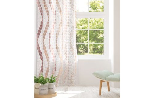 Vliegengordijn Maïs Serpentin, bruin/beige  90x200 cm