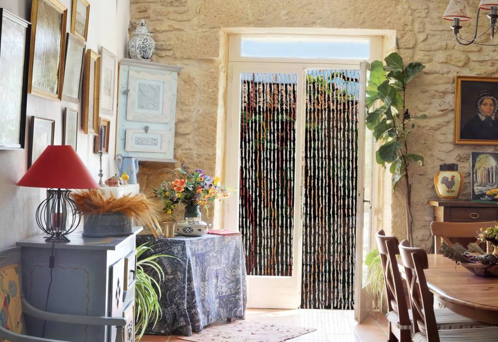 Vliegengordijn Maïs Serpentin, bruin/beige  90x200 cm Vliegengordijn Maïs Serpentin, bruin/beige  90x200 cm