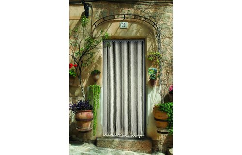 Vliegengordijn gevlochten touw Wit 90X200 cm.