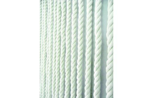Vliegengordijn gevlochten touw Wit 90X200 cm.