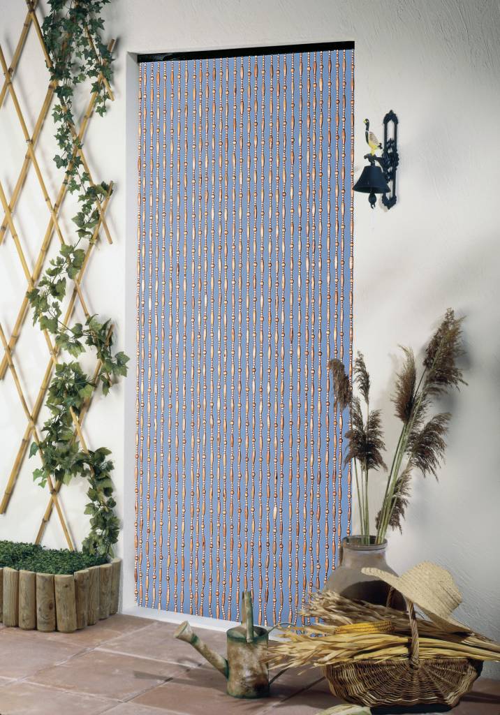 Kralengordijn "Luxe"  olijfhout 90x200 cm