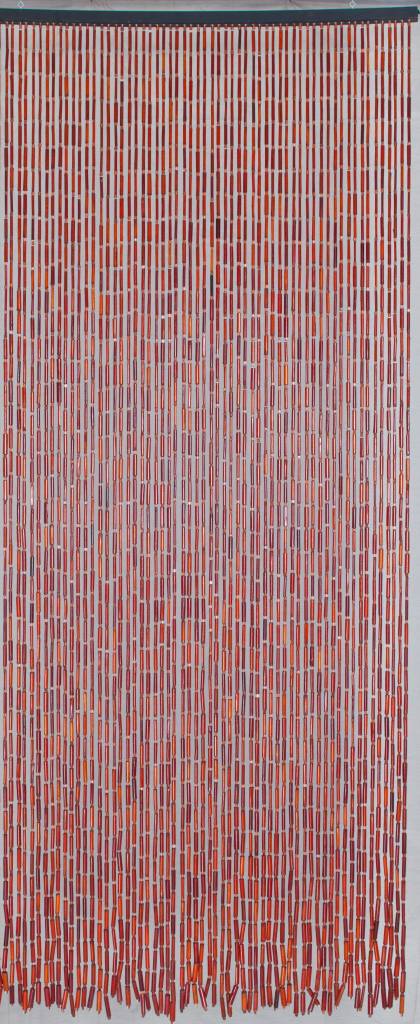 Kralengordijn bamboe- houtparels 90x200 cm