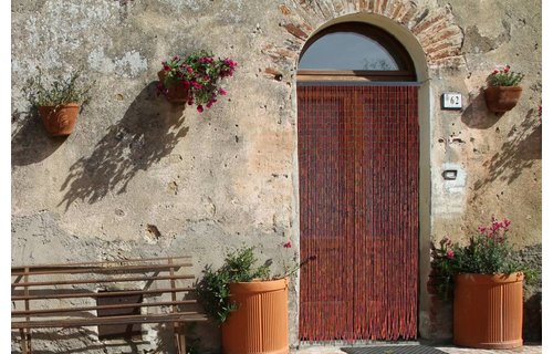 Kralengordijn bamboe- houtparels 90x200 cm